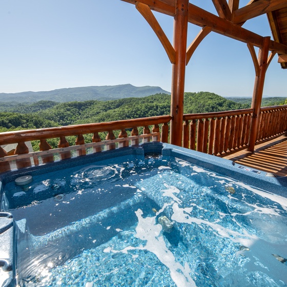 Nothin But A Good Time's bubbling hot tub