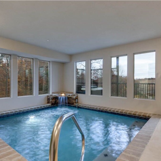 Bluemoon Ridge's private heated indoor pool