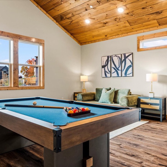 Skyline Chalet's game room