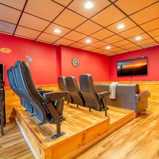 Blackberry Bijou's game/theater room