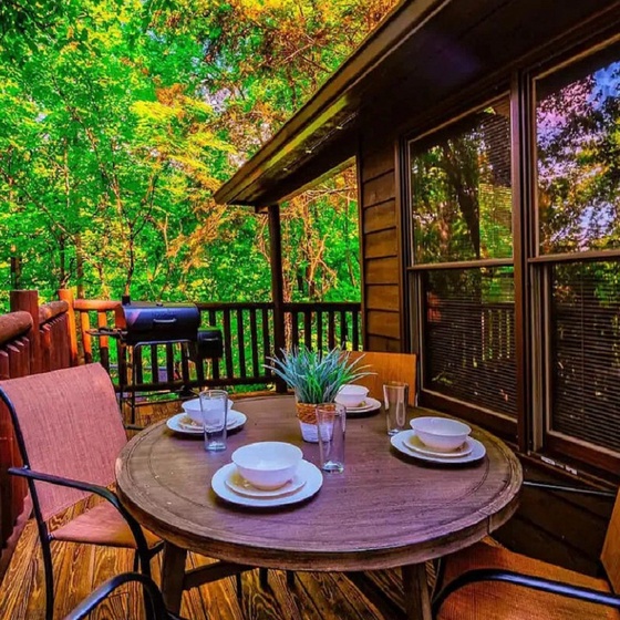 Whiskey Mountain's relaxing decks