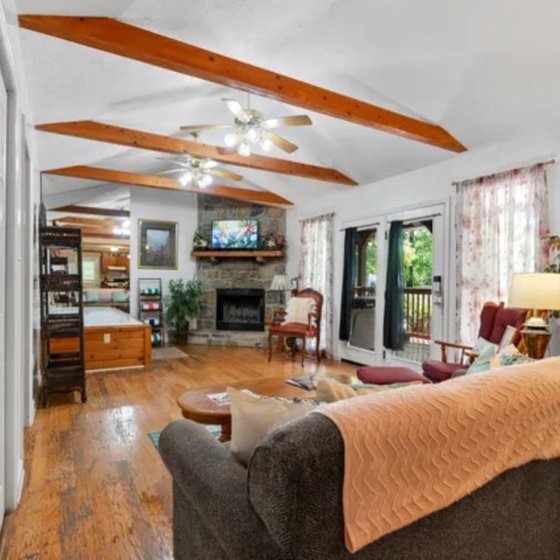 Mountain Dew's cozy living area