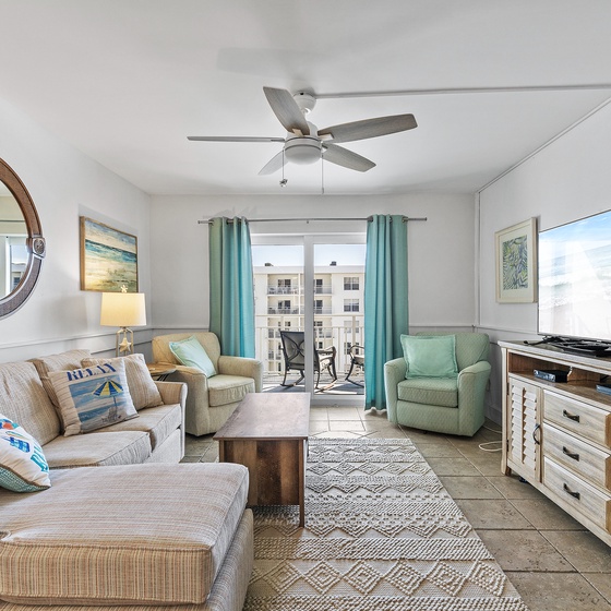 Gorgeous Living Room with Sunny Views