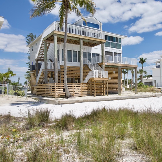 Beach Front side of Home