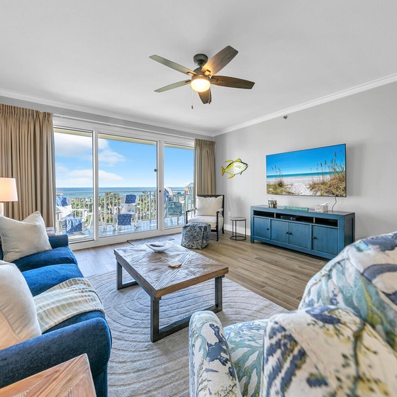 Welcome to Sterling Shores 407 - Back Porch Perch With Gulf Views!