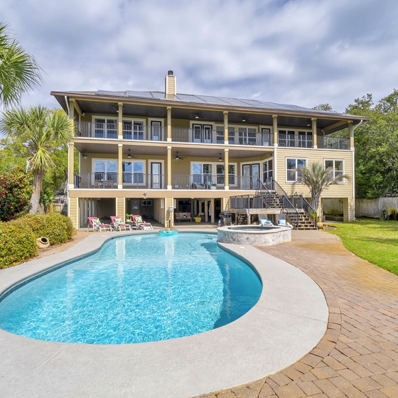 Morning swims and quiet afternoons around your private resort-style pool and spa.