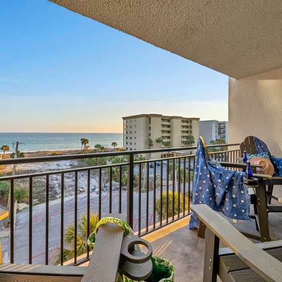 Unwind on your private balcony with stunning ocean views, where morning coffee and evening sunsets create perfect moments of tranquility.