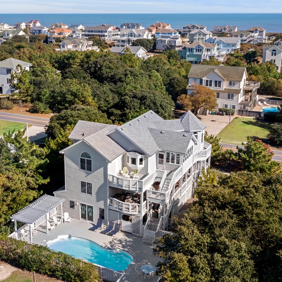 WH680: Toes On The Nose (Formerly Mermaid Tales) | Back Exterior - Aerial View