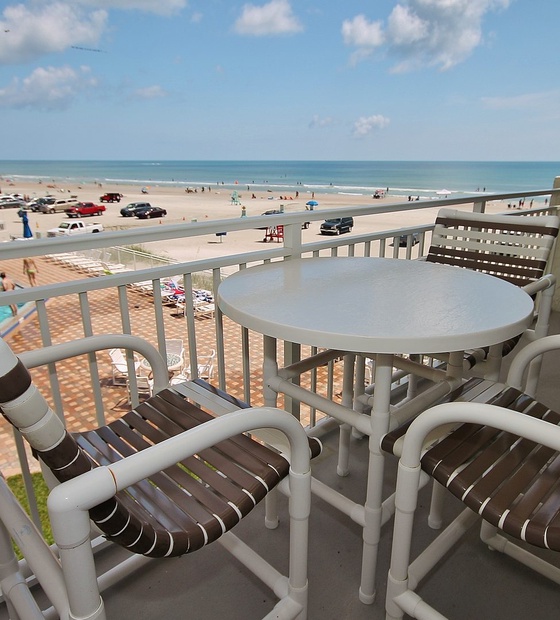 Relax and enjoy a great view from the balcony