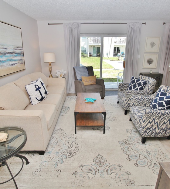 Bright & Coastal Living Room
