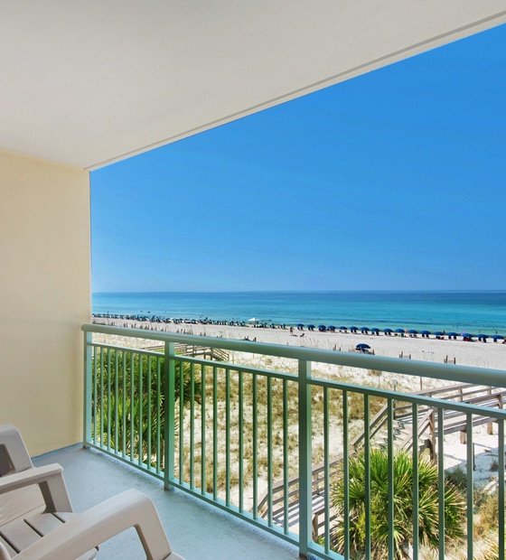 Large and spacious balcony