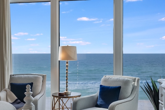 Elegant Coastal Living Space