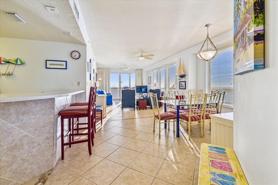 Wall of windows with fantastic views