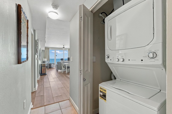 Convenient Laundry Area