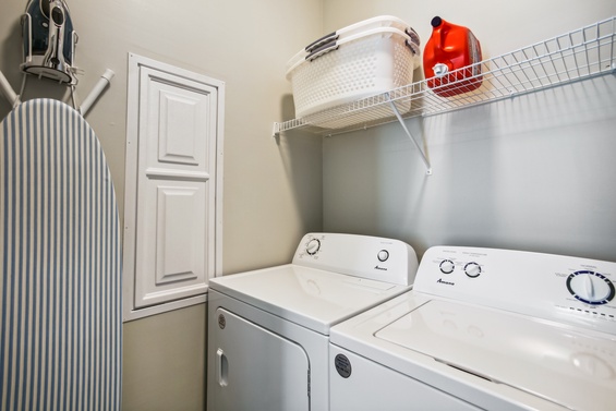 laundry room with full size washer and dryer