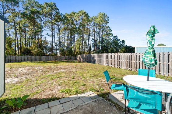 Private Fenced Backyard Escape