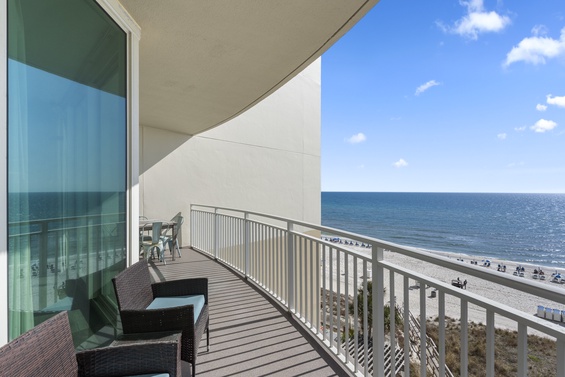 Wraparound Gulf Balcony with Sunset Views