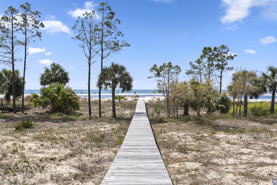 Steps to Sandy Serenity