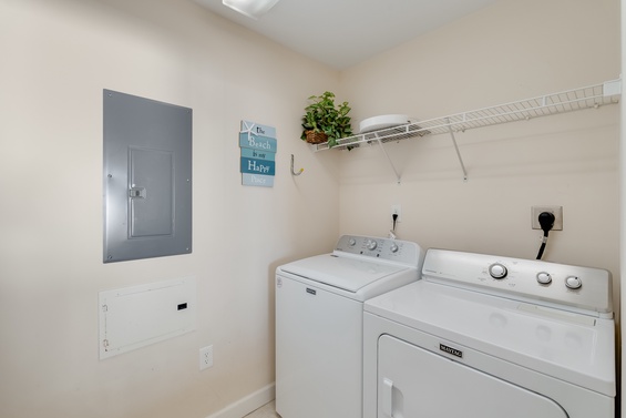 Convenient In-Unit Laundry