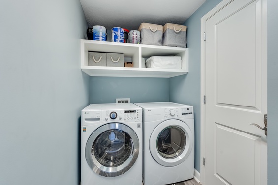 Convenient Laundry Space