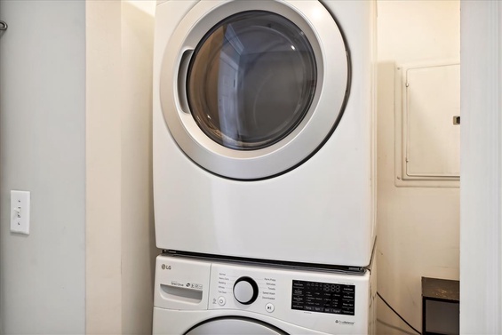 Convenient In-Unit Laundry