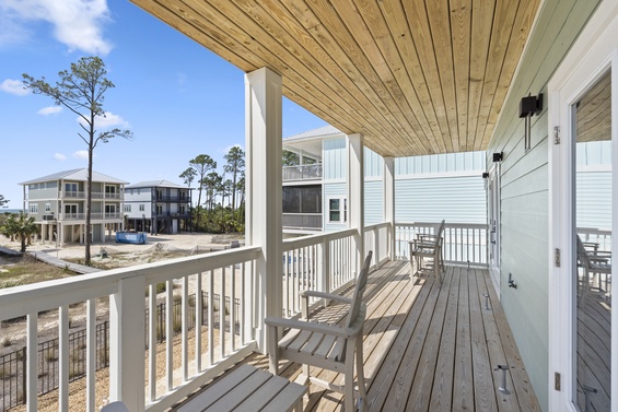 Beautiful sunset views from private balcony