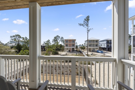 Beautiful sunset views from private balcony