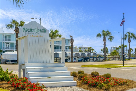 Welcome to Mexico Beach, Florida—where coastal charm meets relaxed Gulf Coast living, marked by this iconic beachside landmark.