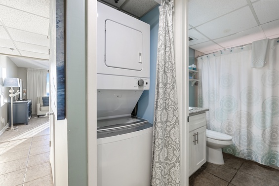 Convenient In-Unit Washer & Dryer