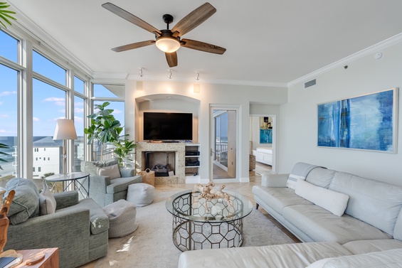 Elegant Coastal Living Space