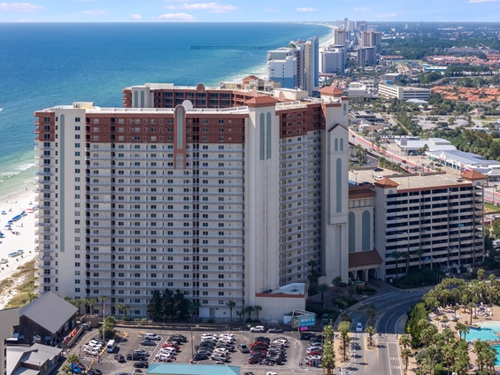 Aerial Emerald Coast Beach Views