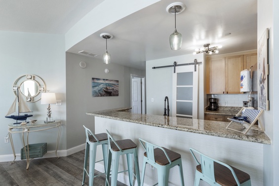 Fully Appointed Kitchen with Stainless Steel Appliances