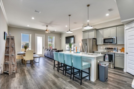 Main Level-Kitchen - Open Concept