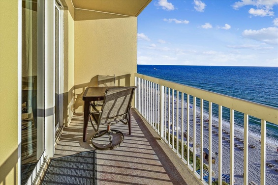 Private balcony facing Gulf