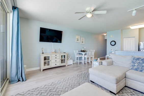 Coastal Lounge With Smart TV