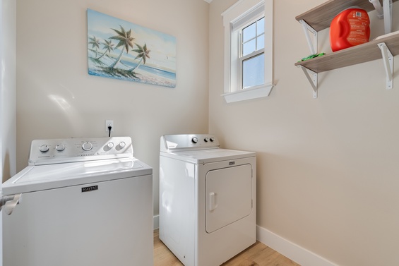 Convenient Laundry Space