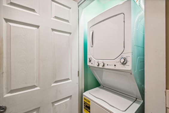 Convenient In-Unit Laundry