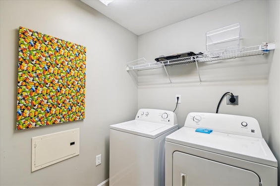 Convenient Laundry Space