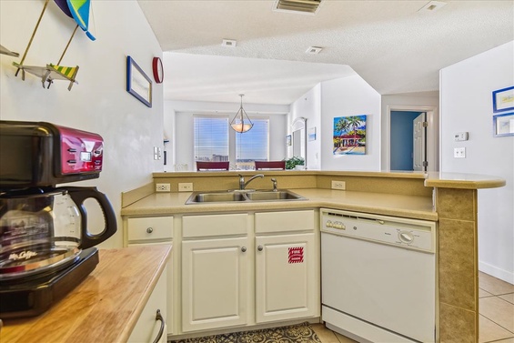 View from the kitchen sink