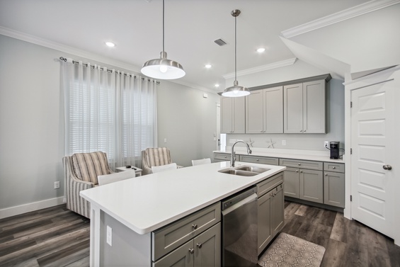 open floor plan great for families to gather