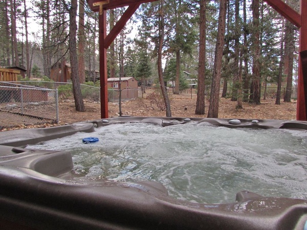 Private Outdoor Hot Tub With Treed Views