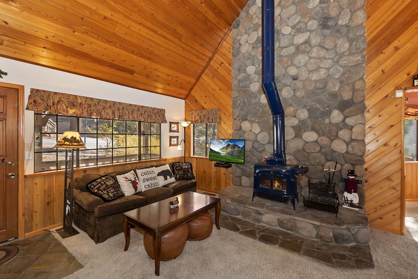 Fireplace and Living Room