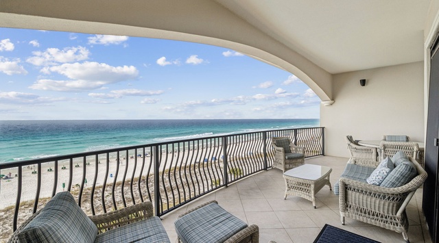 Your private beachfront balcony offers stunning ocean views with comfortable seating to savor morning coffee and evening sunsets.