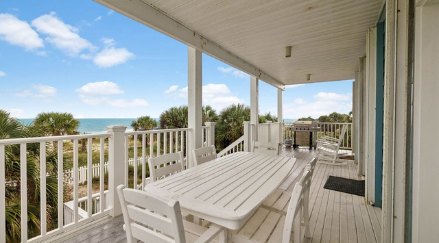 Step out onto your private covered deck and breathe in the ocean breeze. With tropical palms swaying and the Gulf stretching to the horizon, your morning coffee or sunset glass of wine feels just right here.