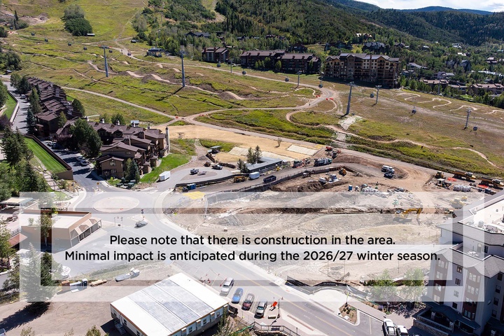 Please note that there is construction in the area. Minimal impact is anticipated during the 2026/27 winter season