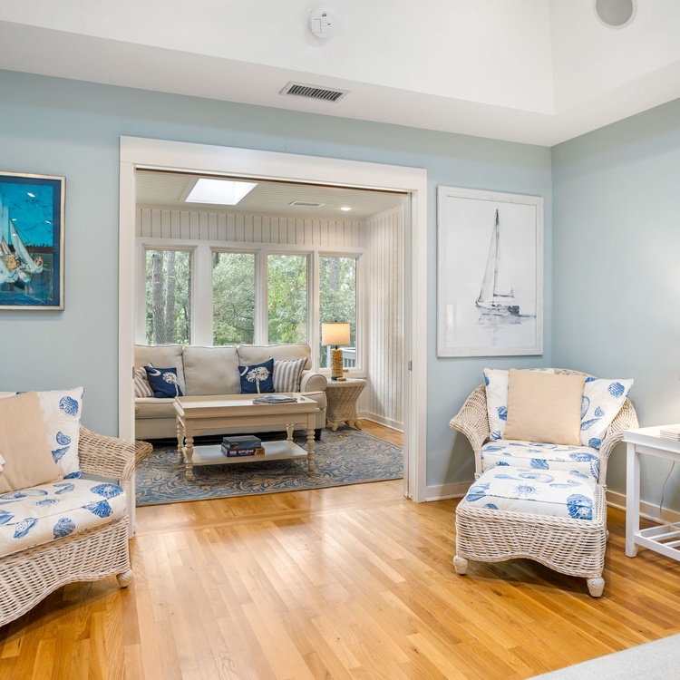 View of Sunroom from Living Area