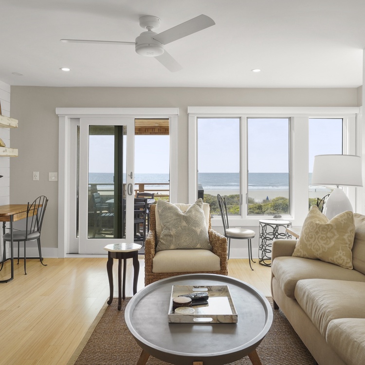 Living area with fabulous ocean views