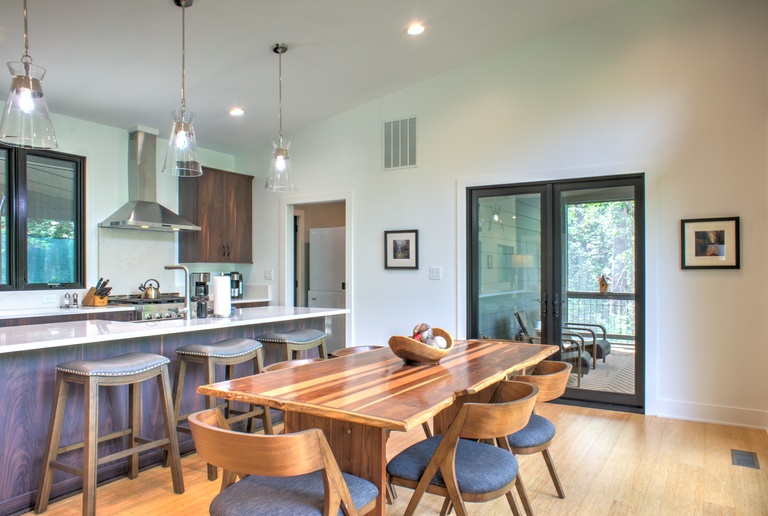 Dining Area w/ Side Deck Access
