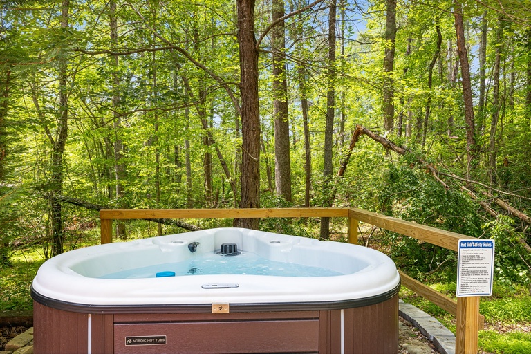 Soak In the Private Hot Tub