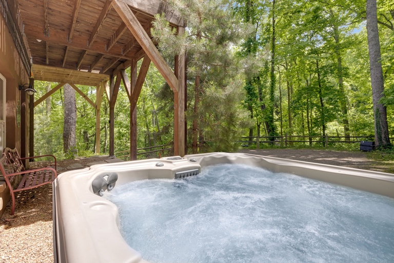 Bubbling Hot Tub